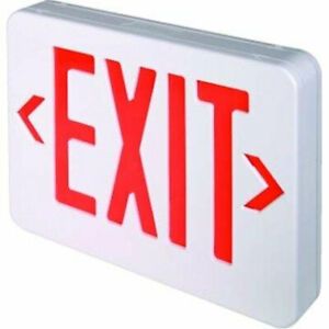 TCP 227426 Energy Efficient Compact Exit Red LED Sign