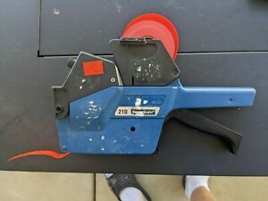 Sato Avery Dennison 210 Price Label Gun Hand Labeler Two Lines Double Stamp Date