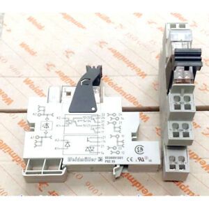 1Pc WEIDMULLER RCL424024 24VDC Power Relay with 853669100 Socket