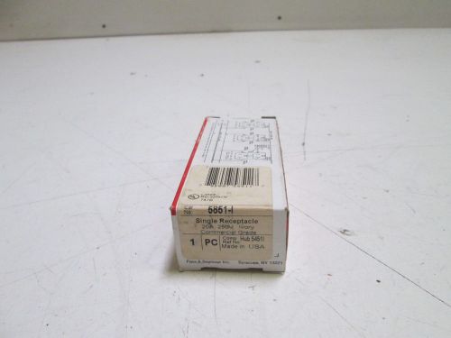 PASS &amp; SEYMOUR SINGLE RECEPTACLE 5851-I *NEW IN BOX*