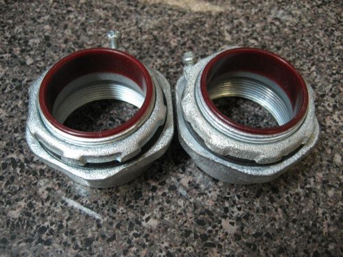 Galvanized electrical emt insulated panel fitting conduit threaded hub 2 inches for sale
