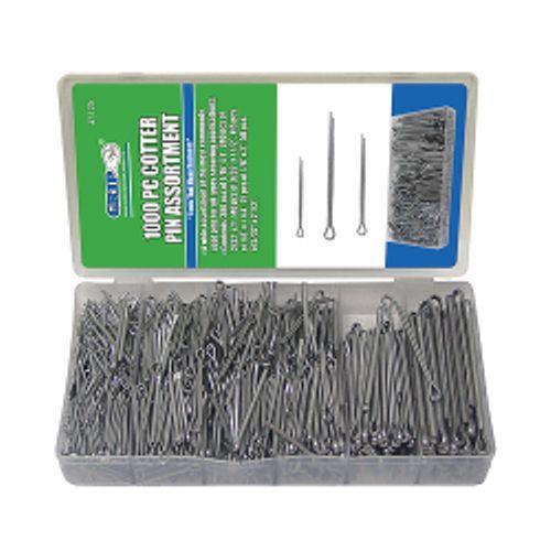 LONG COTTER PIN COTTERS PINS ASSORTMENT KIT  ~~~ 1000 PIECE ~~~~