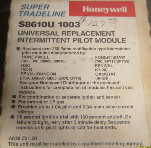 Honeywell S8610U 1003  pilot Module