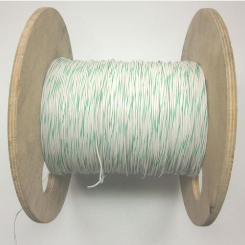 560 Ft. RC1C18AWGWT/GN 18AWG Hook Up Wire White w/ Green Stripe