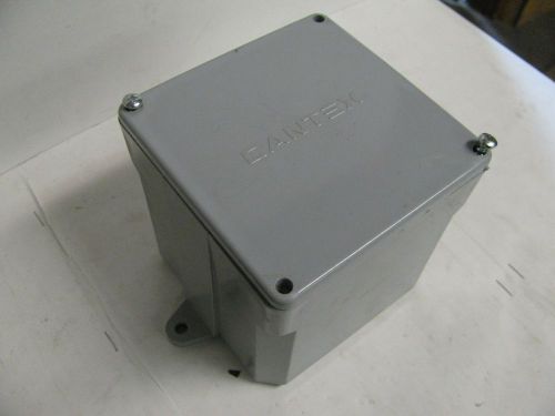 NEW CANTEX JUNCTION BOX PVC NEMA 4.4x, 4&#034;x4&#034;x4&#034;, 61.94 CU. IN.  NNB