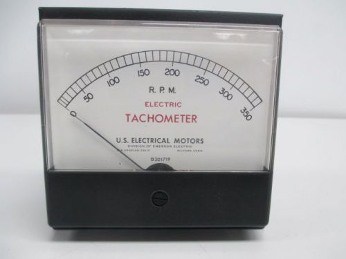 NEW US ELECTRICAL MOTORS D301719 0-350 RPM TACHOMETER D240089