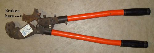 THOMAS &amp; BETTS T AND B ELECTRICIANS WIRE CABLE LUG CRIMPER TBM6S COPPER ALUMINUM