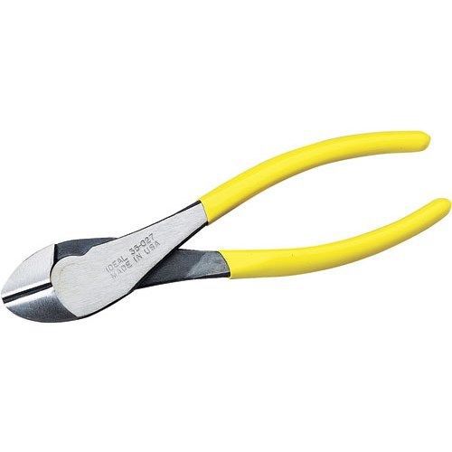 New ideal 35-029 diagonal-cutting pliers with angled head, 8 inch length for sale