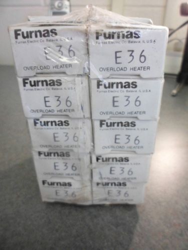 New lot of 10 furnas overload heater e36 for sale
