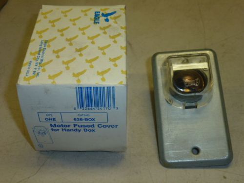 NOS! EAGLE MOTOR FUSED COVER for HANDY BOX, #638-BOX