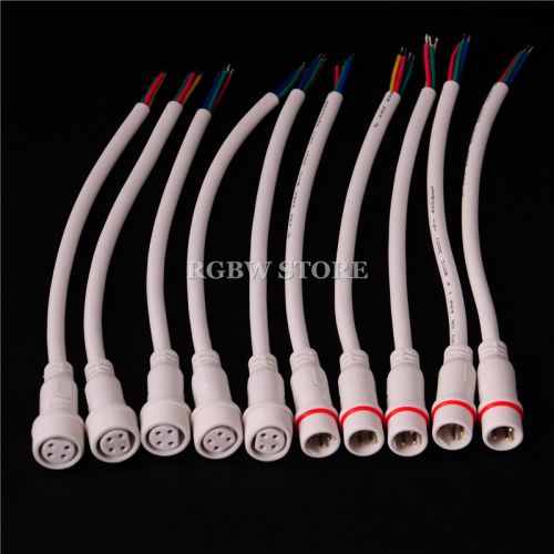 25Sets 4pin 20AGW Cable IP67 Waterproof LED Connector - WS2801 LPD8806 LED strip