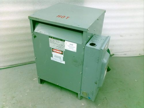Square d sorgel 3 phase insulated transformer 45t3h for sale