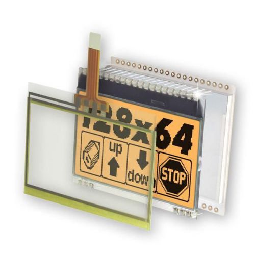 LCD Graphic Display Modules &amp; Accessories FSTN(+) Transmissive White Background