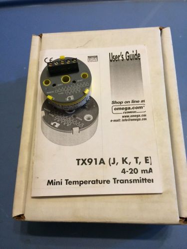 Omega Engineering Mini Temperature Transmitter TX91A-K4 New In Box