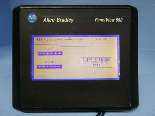 Allen bradley 2711-t5a8l1 panelview 550 ab 2711t5a8l1 touchscreen ser b frn 4.41 for sale