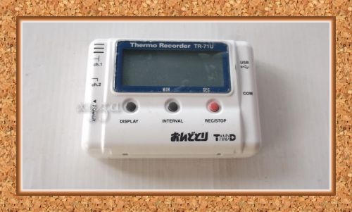 T and d, t&amp;d tr-71u thermo recorder-1 sensor internal (300 days) via usb, pro&#039;. for sale