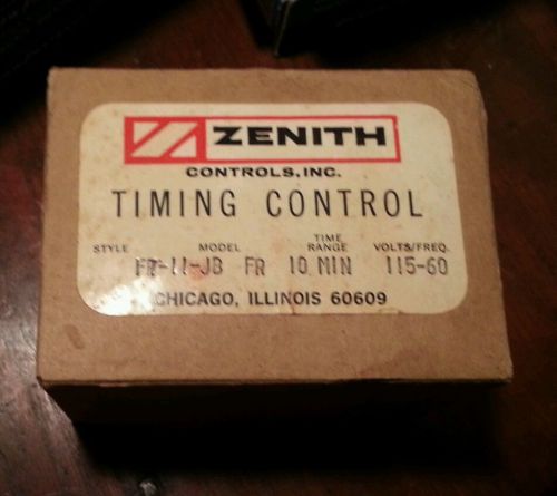 Zenith Timing Control 10 minute 115 volt-60 frequency NOS