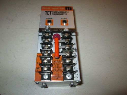 Moore Ind. TCT Thermocouple Transmitter 7807491 P/N TCT/J10-20 MVFX/4-20 MA/117