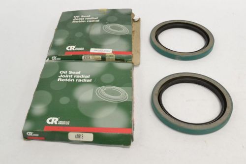 Lot 2 new chicago rawhide cr 41813 4-3/16x5-1/2x1/2in shaft oil seal b256103 for sale