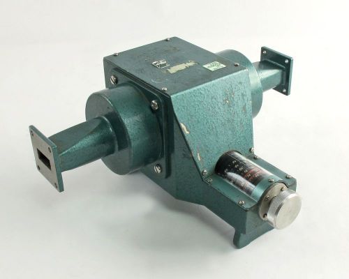 Microlab / FXR RF Variable Attenuator - WR-90,  0-50dB, Type-N