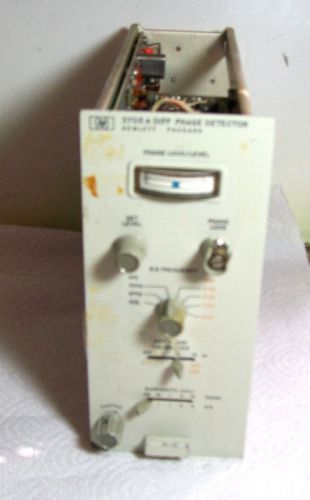 HP 3705A, DIFF PHASE DETECTOR PI. USED IN HP 3702B MLA.