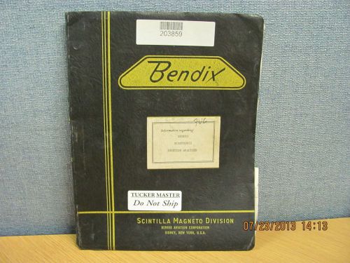 Bendix model m-2306: electronic ignition analyzer -operating instructions manual for sale