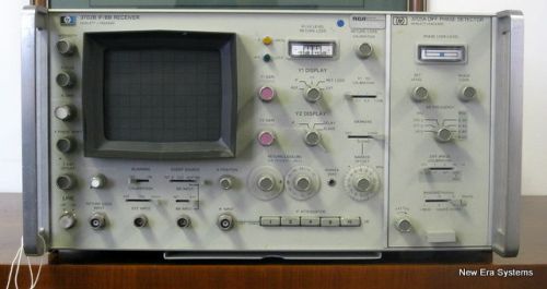 HP Hewlett Packard 3702B IF/BB Receiver W/ 3705A Diff. Phase Detector USED 70MHz