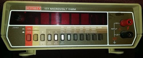 Keithley instruments microvolt dmm model 177 digital multimeter for sale