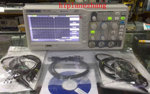 Digital 100mhz oscilloscope 2channels 500ms/s usb 110-240v 7&#039;&#039; tft lcd sds1102dl for sale