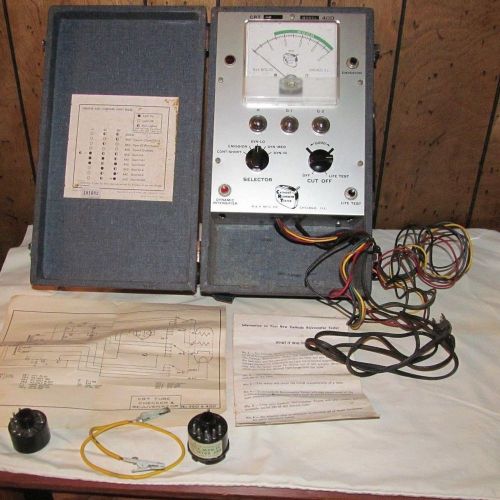 Vintage B/K Cathode Tester #400 in Case w/Accessories