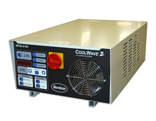 Nordson cw2 mps2-610v coolwave 2 controller power supply uv curing system #1 for sale