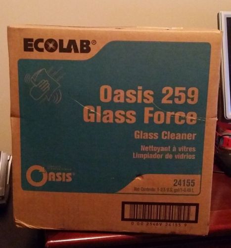Ecolab Oasis 259 Glass Force 1 - 2.5 U.S. Gallon
