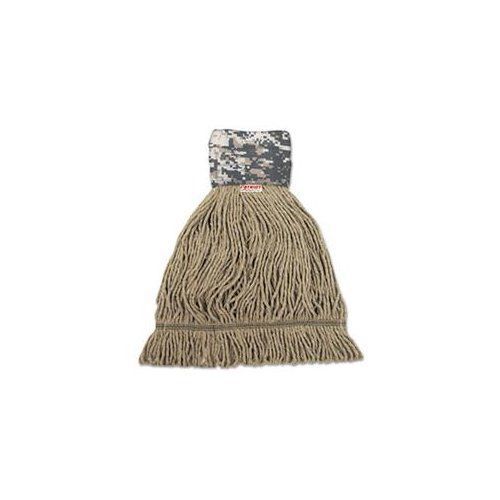 Unisan 8200m patriot looped end wide band mop head, medium, green/brown, for sale