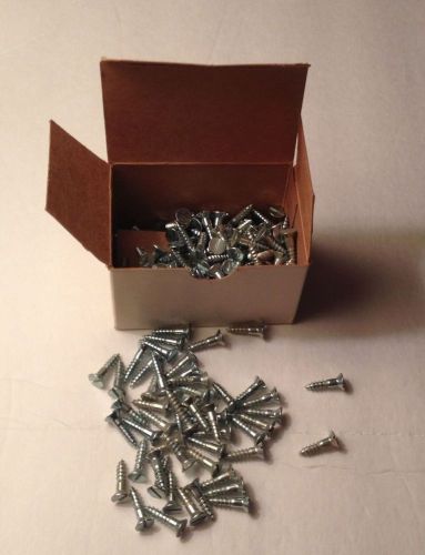 Xmas sale assortment of approx. 1400 flat head slotted wood screws- zinc for sale