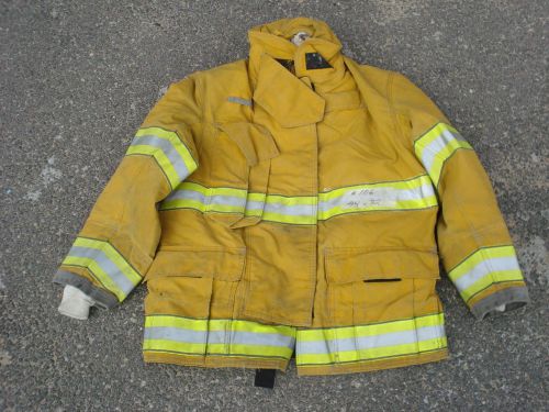 44x32 jacket firefighter turnout bunker fire gear globe gx-7 drd 10//08...j186 for sale