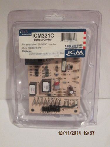 ICM CONTROLS, DEFROST CONTROL PCB, ICM321C, FREE SHIPPING, NEW IN SEALED PACK!!!