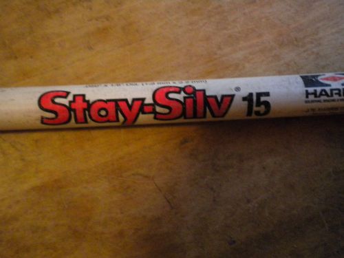 HARRIS STAY SILV 15%  silver brazing rods (10 sticks ) HVAC
