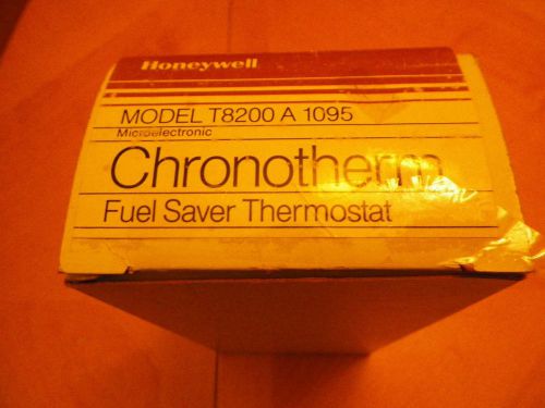 NEW HONEYWELL T8200 A 1095 MICROELECTRONIC CHRONOTHERM FUEL SAVER THERMOSTAT