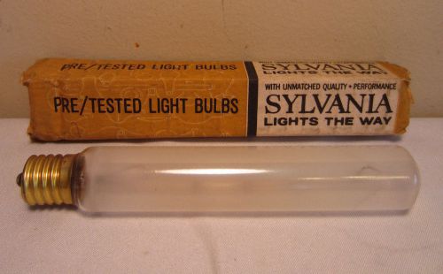 Sylvania 20W 120V Frosted Tubular Exit Lamp Light Bulb Screw Base T6 1/2-A