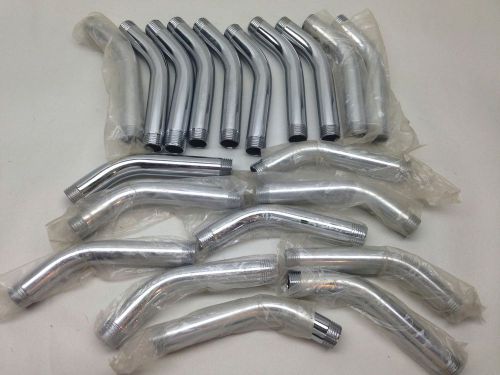 Lot of 20 - shower head arm pipe  chrome finish 6&#034;  for sale