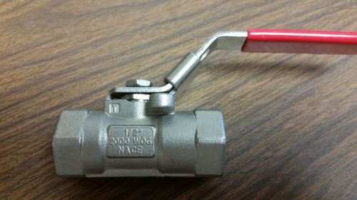 1/2&#034; thrd ss ball valve kf contromatics series 8100-02 for sale