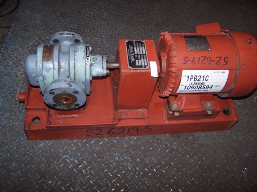 New sier bath gearex 2 hp helical gear pump size b-1  1&#034; port 17 gpm 230/460 vac for sale