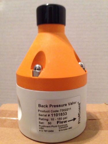 Prominent Griffco 3/4&#034; NPT 7302211 PTFE Back Pressure Valve - NEW