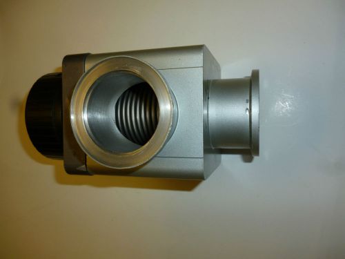 Varian manual 2&#034;/90 degrees  sls vacuum valve, nw-40, cat1242-l5680-301,   l18 for sale