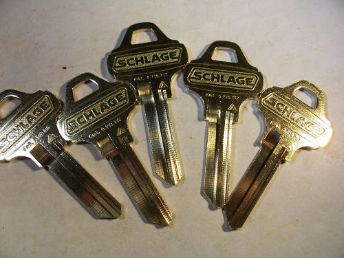 7 SCHLAGE EVEREST  C123       KEYS   UNCUT    LOCKSMITH