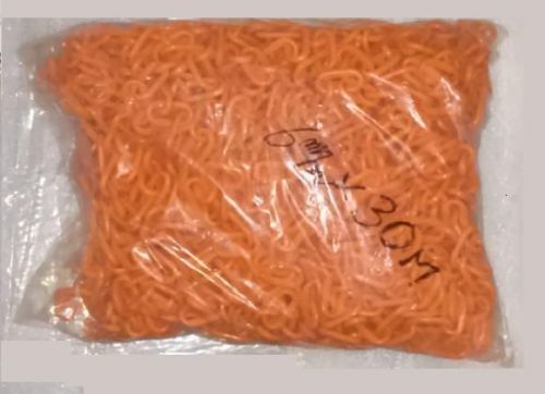 Orange color, 6 mm, plastic chain, road traffic cone, safety, warning, busy area for sale