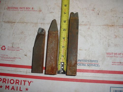 LOT OF 3 BIG Lathe mill tool bits cutters machine machinist tooling Carbide 9A