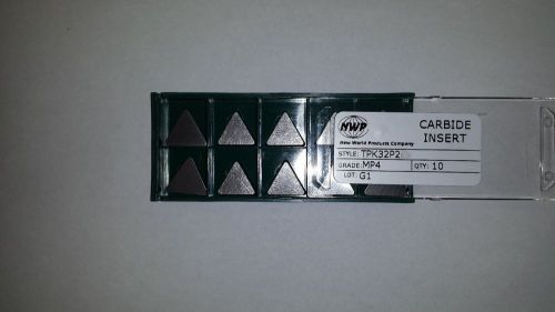 NEW WORLD PRODUCTS TPK43P2R MP4 (C5 UNCOATED) MILLING CARBIDE INSERTS 10PCS