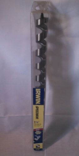 New irwin drill bit 1 1/8 &#034; ship auger speedbor 17&#034; long for sale