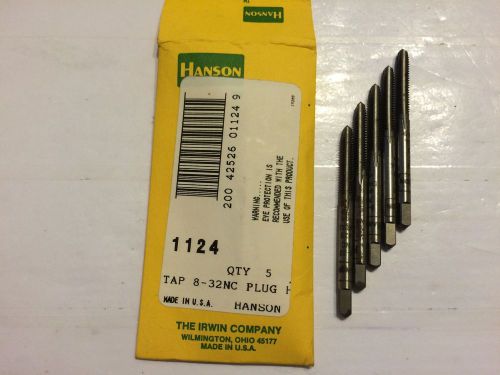 HANSON 1124 Tap 8-32NC Plug **5 Per Pack**